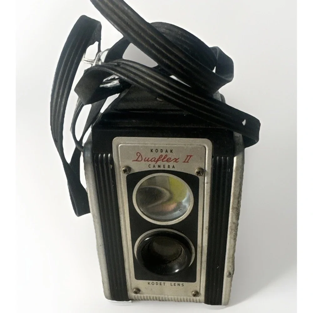 1950's‎ Kodac Duaflex II Film Box Camera Kodet Lens Collection NOT TESTED